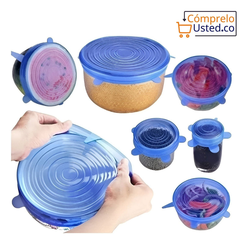 Tampas Praticas de Silicone